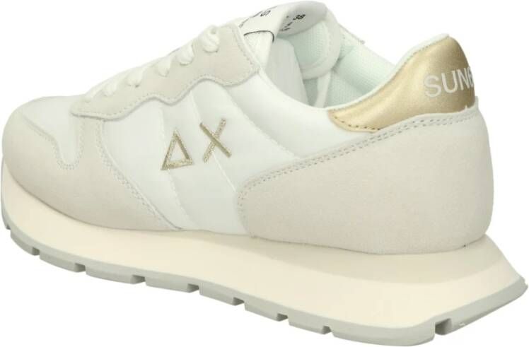 Sun68 Lage Sneakers Ally Gold Silver White Dames