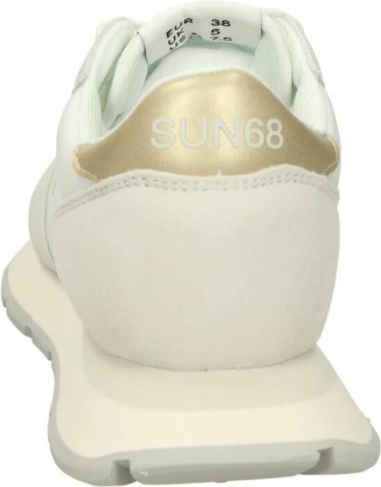 Sun68 Lage Sneakers Ally Gold Silver White Dames