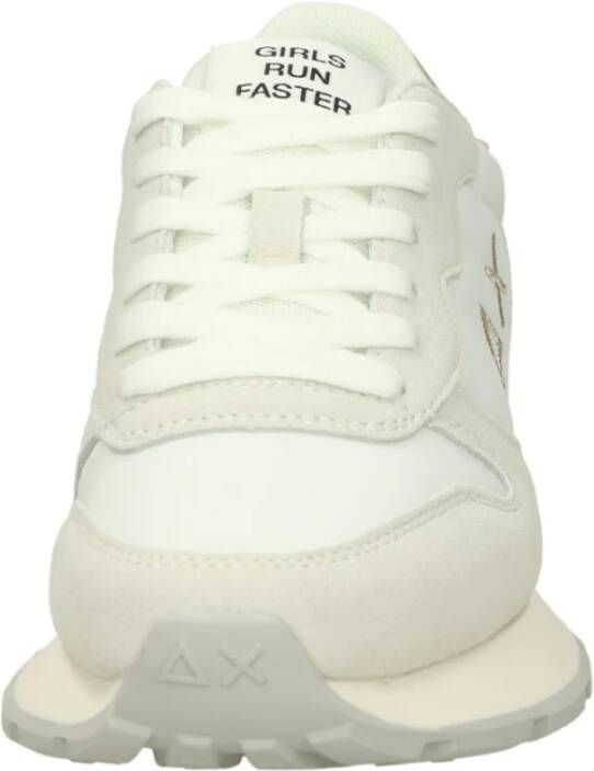 Sun68 Lage Sneakers Ally Gold Silver White Dames