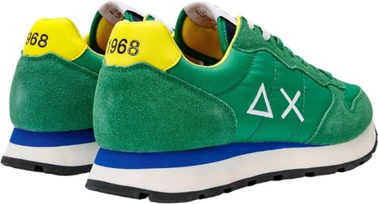 Sun68 Lage Sneakers Green Heren