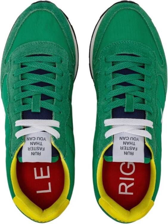 Sun68 Lage Sneakers Green Heren