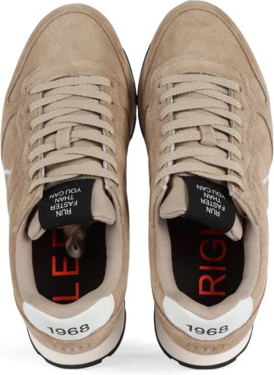 Sun68 Leren en Eco-leren Sneakers Beige Heren