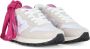 Sun68 Leren en stoffen sneakers Ally Solid Nylon White Dames - Thumbnail 4