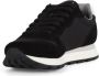 Sun68 Leren en Stoffen Sneakers TOM Solid Black Heren - Thumbnail 2