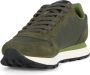 Sun68 Leren en Stoffen Sneakers TOM Solid Green Heren - Thumbnail 2