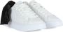 Sun68 Leren Logo Sneakers met Contrast Zool White Dames - Thumbnail 4