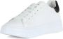 Sun68 Leren Logo Sneakers met Contrastzool White Dames - Thumbnail 2