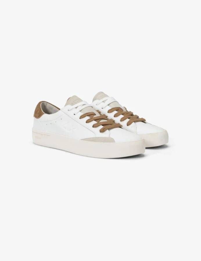 Sun68 Leren Sneaker Street Tennis Stijl White Heren