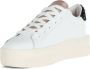 Sun68 Leren Sneakers met Contrast Inzetstukken White Dames - Thumbnail 2