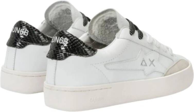 Sun68 Leren Sneakers voor Vrouwen White Dames