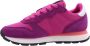 Sun68 Nylon Sneakers met Eco-Leer Inzetstukken Purple Dames - Thumbnail 6