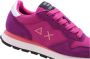 Sun68 Nylon Sneakers met Eco-Leer Inzetstukken Purple Dames - Thumbnail 10