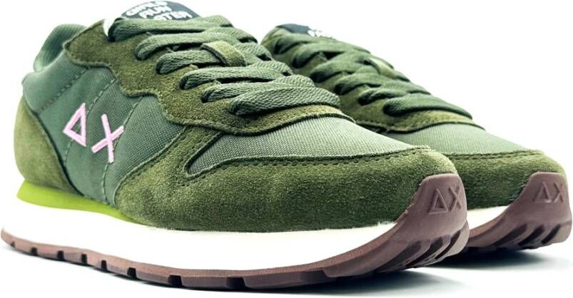 Sun68 Militaire Sneakers Ally Solid Collectie Green Dames