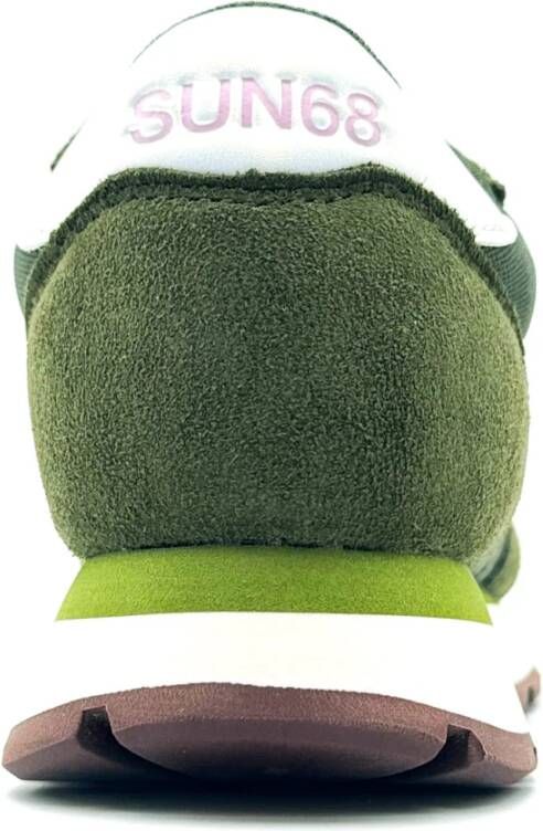 Sun68 Militaire Sneakers Ally Solid Collectie Green Dames