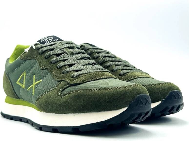 Sun68 Militaire Sneakers Tom Solid Collectie Green Heren