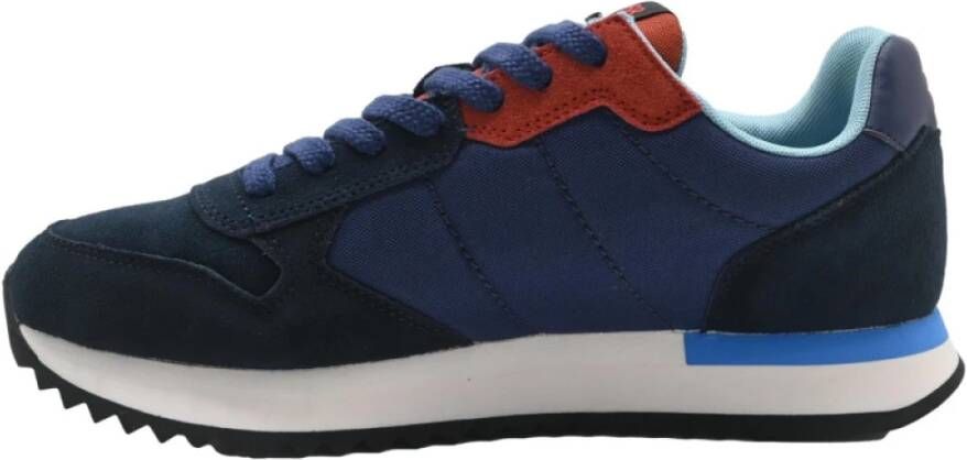 Sun68 Navy Blue Winter Sneakers Multicolor Heren