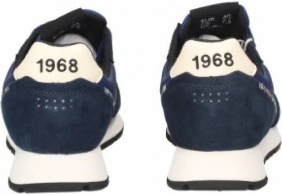 Sun68 Navy Sneakers Tom Classic Model Blue Heren