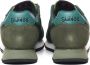 Sun68 Nylon Suede Sneakers Multigreen Rubber Zool Green Heren - Thumbnail 6