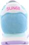 Sun68 Blauwe Nylon Sneakers Ally Solid Blue Dames - Thumbnail 7