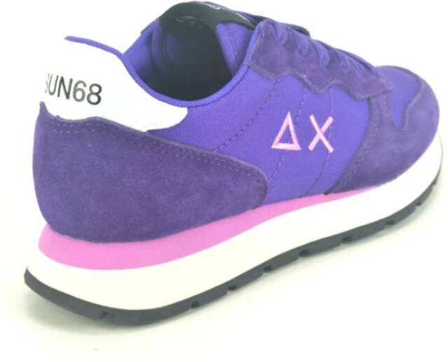 Sun68 Paarse Runner Schoenen Purple Dames