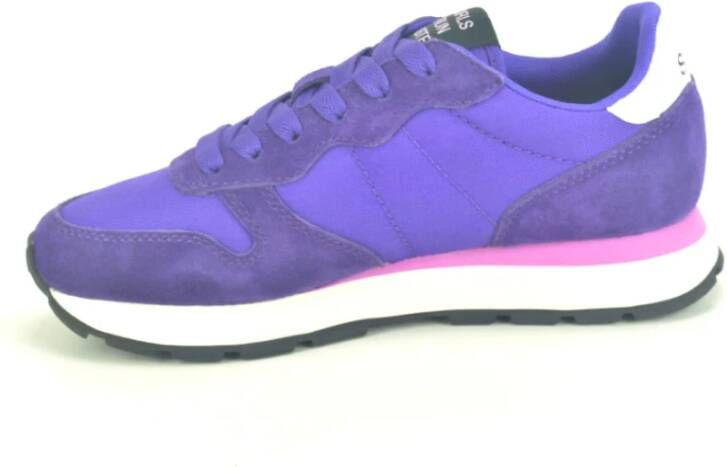 Sun68 Paarse Runner Schoenen Purple Dames