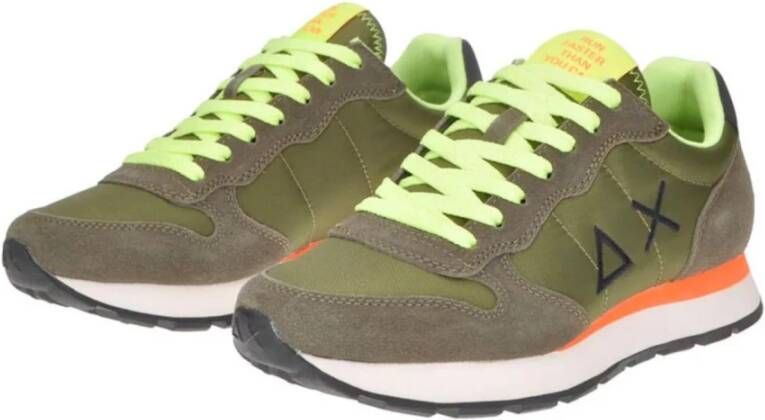 Sun68 Retro Running Groene Sneakers Green Heren