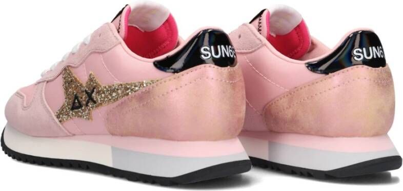 Sun68 Roze Glitter Stargirl Sneakers Pink Dames