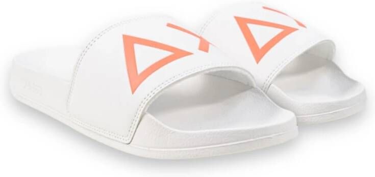 Sun68 Slides X34103 Slippers White Heren