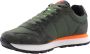 Sun68 Fluo Solid Sneaker Donkergroen Militair Green Heren - Thumbnail 5