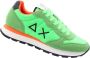 Sun68 Fluo Groene Sneakers Tom Solid Nylon - Thumbnail 13