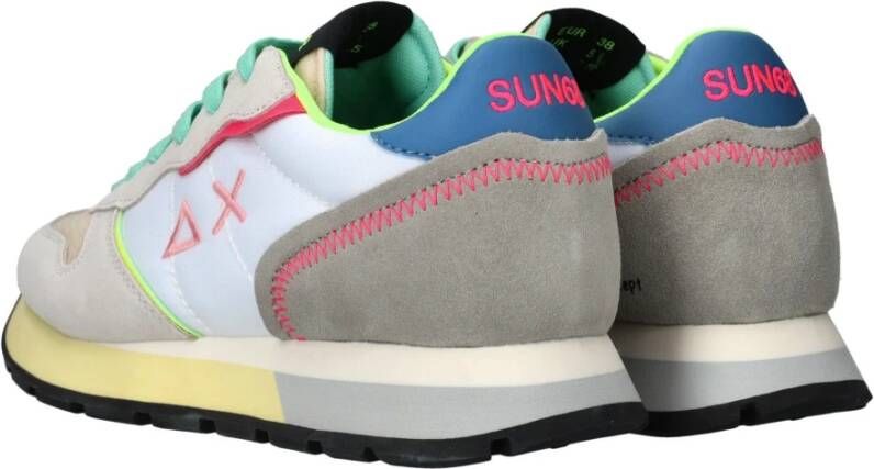 Sun68 Sneaker met Kleurexplosie en Glitterdetails Multicolor Heren