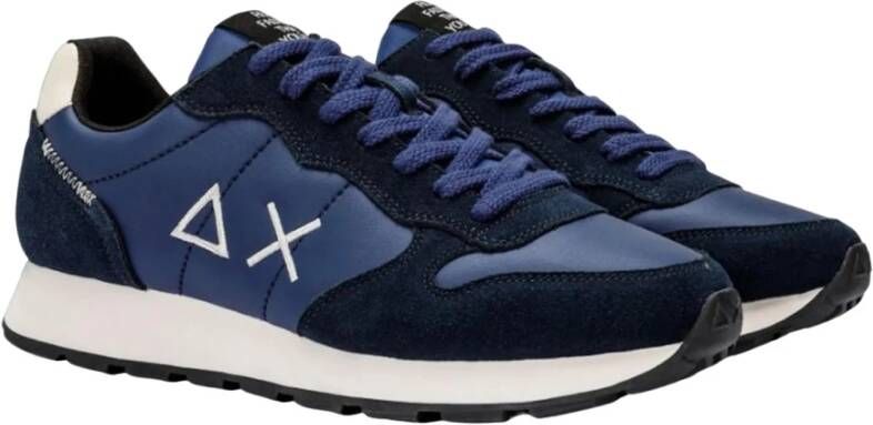 Sun68 Blauwe platte schoenen met iconisch logo Blauw Heren