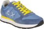 Sun68 Blauwe TOM Solid Nylon Heren Sneakers Blue Heren - Thumbnail 5