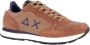 Sun68 Tom Solid Fluo Suede Nylon Hardloopschoen Brown Heren - Thumbnail 12