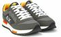 SUN68 Niki Solid Sneaker Heren Grijs Multi - Thumbnail 6