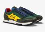 Sun68 Niki Crazy Boy Lage sneakers Heren Groen - Thumbnail 8