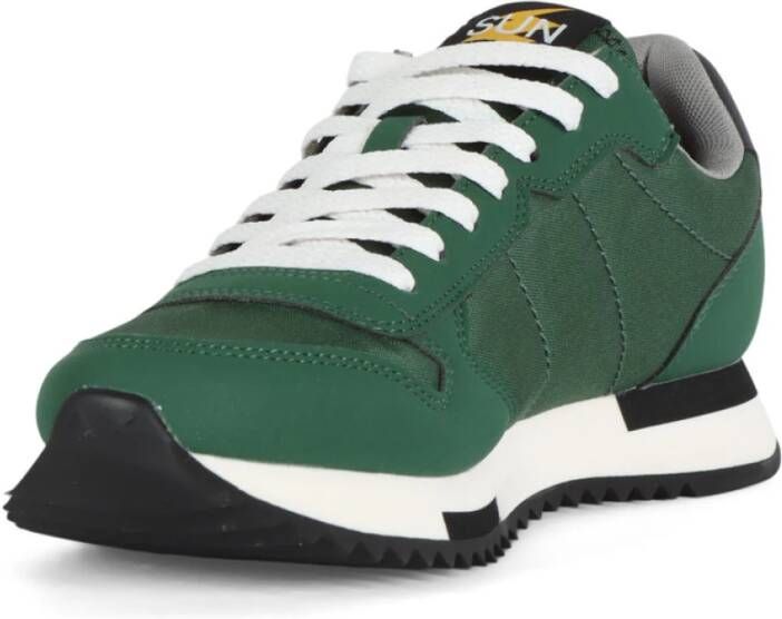 Sun68 Sneakers Niki Solid Green Heren