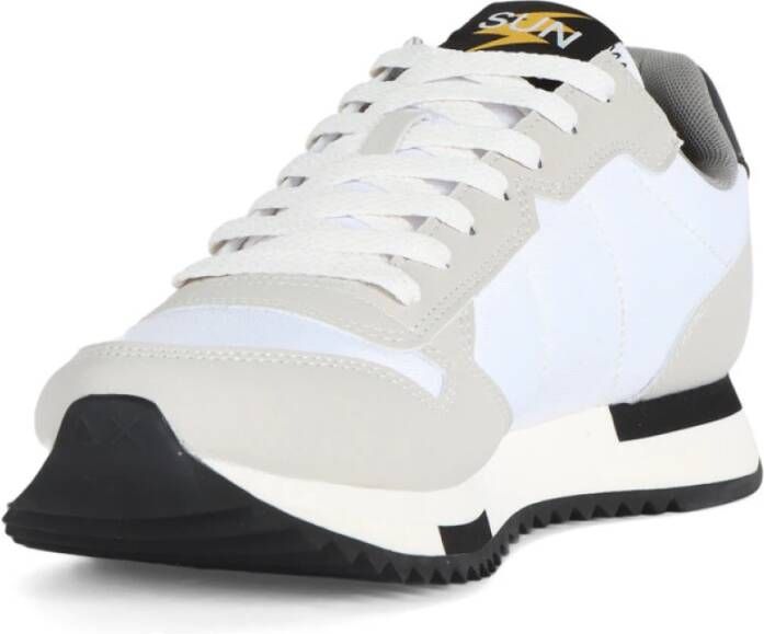 Sun68 Sneakers Niki Solid White Heren