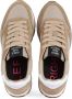 Sun68 Sneakers van leer en stof met eco-leer details Beige Dames - Thumbnail 5