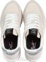 Sun68 Sneakers van leer en stof met goud- en zilverdetails Beige Dames - Thumbnail 5