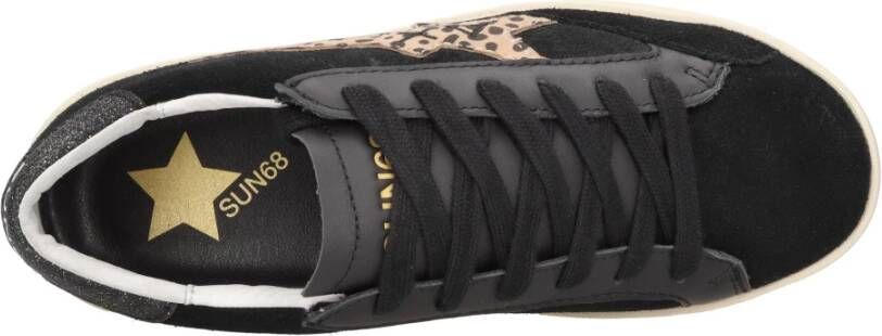 Sun68 Sneakers Zwart Black Dames