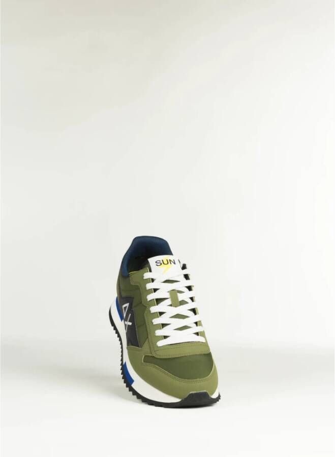 Sun68 Solid Sneakers Vernieuw Je Stijl Green Heren