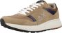 Sun68 Beige Mesh en Nubuck Sneakers Beige Heren - Thumbnail 3