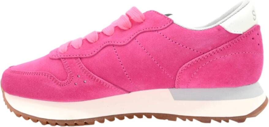 Sun68 Stargirl Suede Fuxia Sneakers Pink Dames