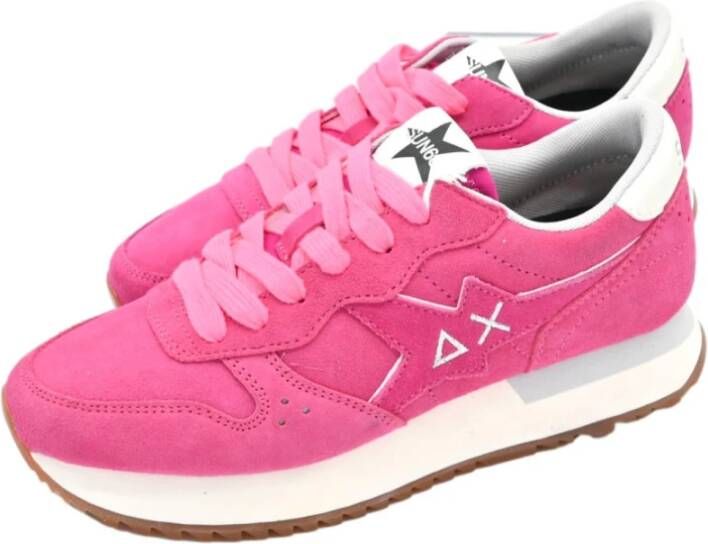 Sun68 Stargirl Suede Fuxia Sneakers Pink Dames