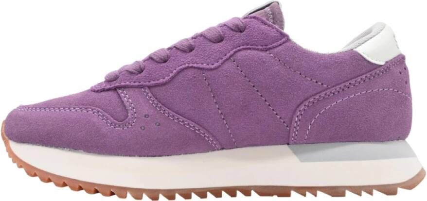 Sun68 Stargirl Suede Sneakers Purple Dames