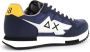 Sun68 Blauwe Sneakers Solid Heren Suède Blue Heren - Thumbnail 7