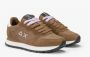 Sun68 Stevige Nylon Sneakers Ally Stijl Brown Dames - Thumbnail 3