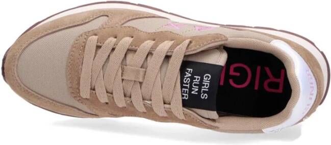 Sun68 Stevige Nylon Sneakers Beige Dames