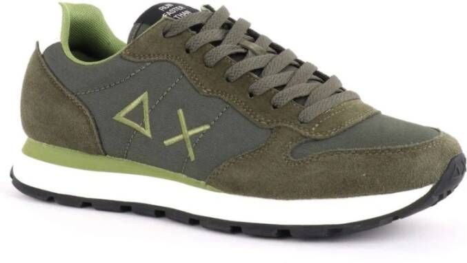 Sun68 Stevige Sneakers Green Heren